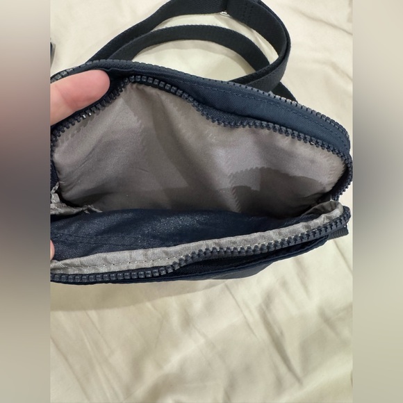 Kipling Convertible Navy Blue Crossbody Bag and Waist Bag with matching wallet - Picture 4 of 8